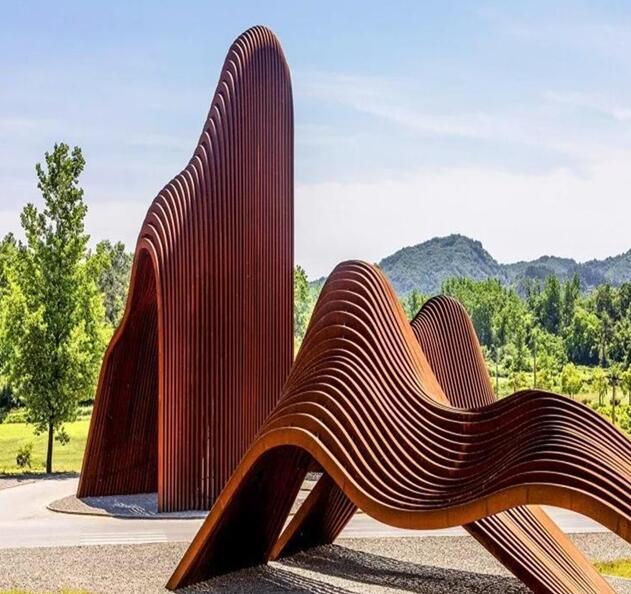 岑巩锈钢板造型